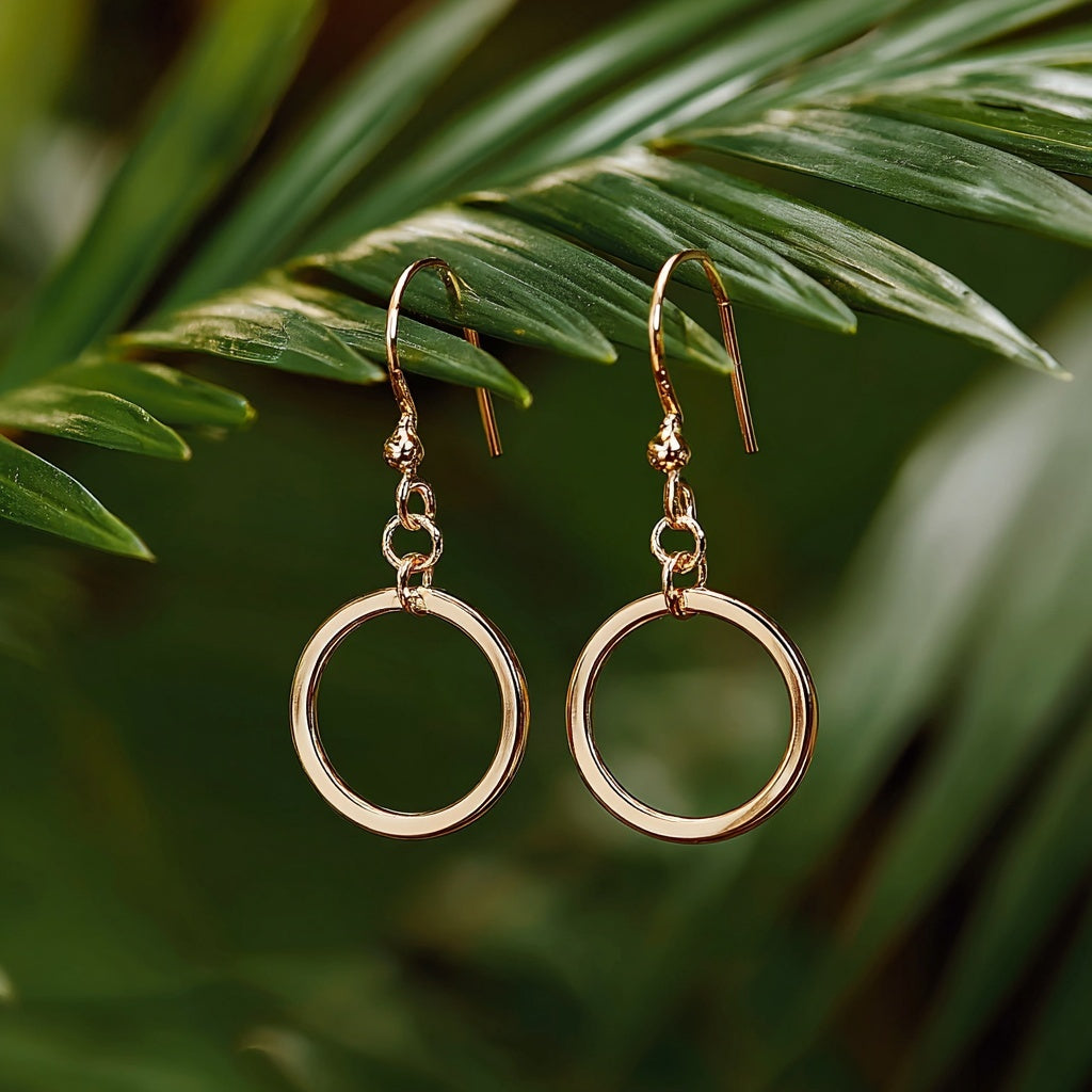 Style Minimal Gold Hoops with Any Outfit | Renude