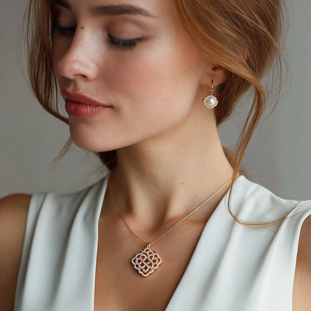 Chic Layered Necklace Sets with Charms | Renude