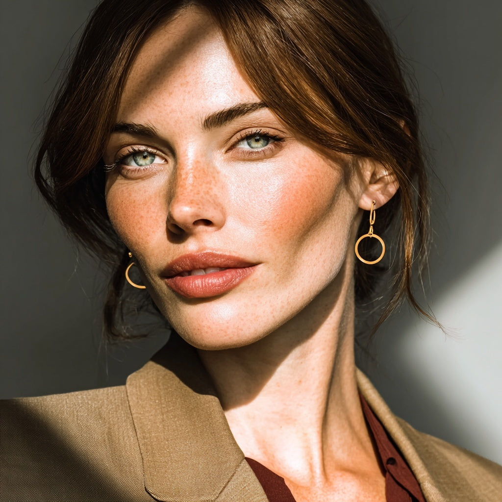 Chic Gold Hoop Earrings for Sensitive Ears | Renude