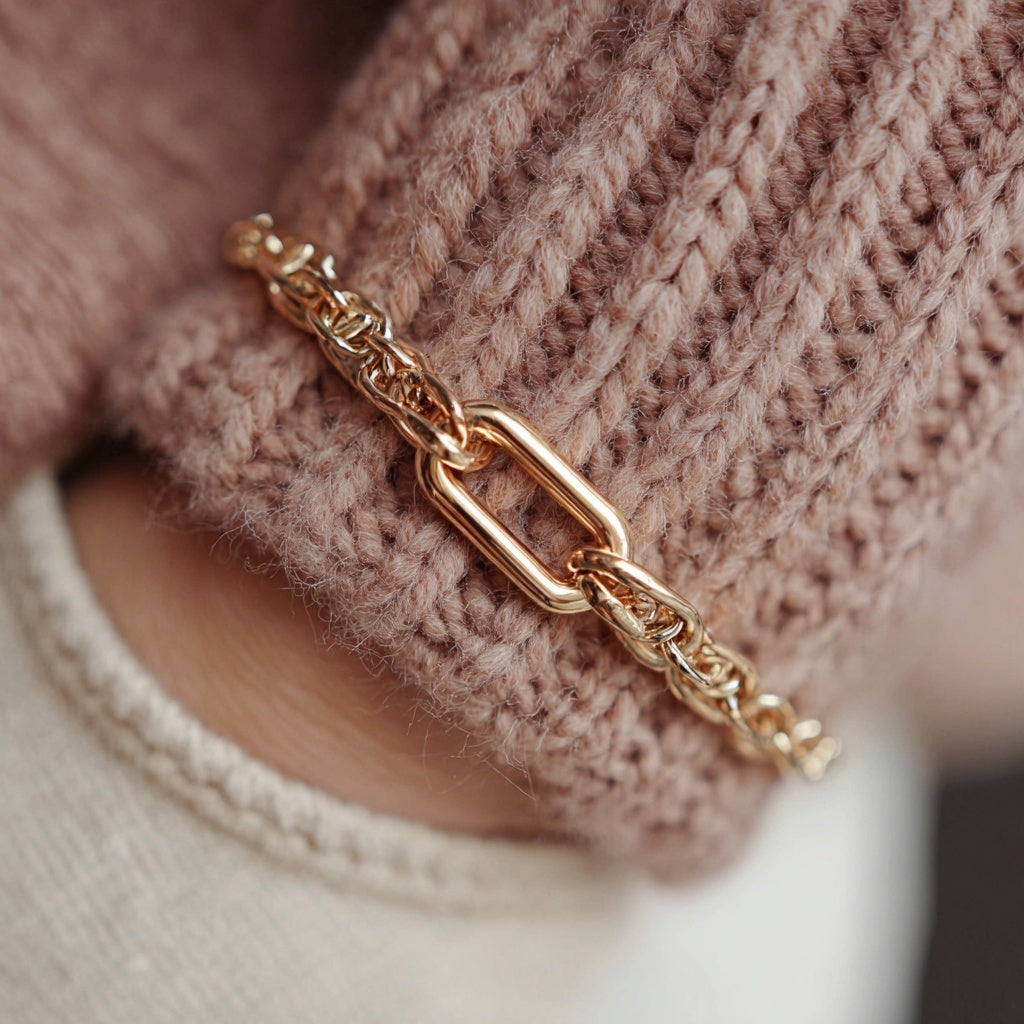 Elevate Your Style with Layered Chain Link Bracelets | Renude