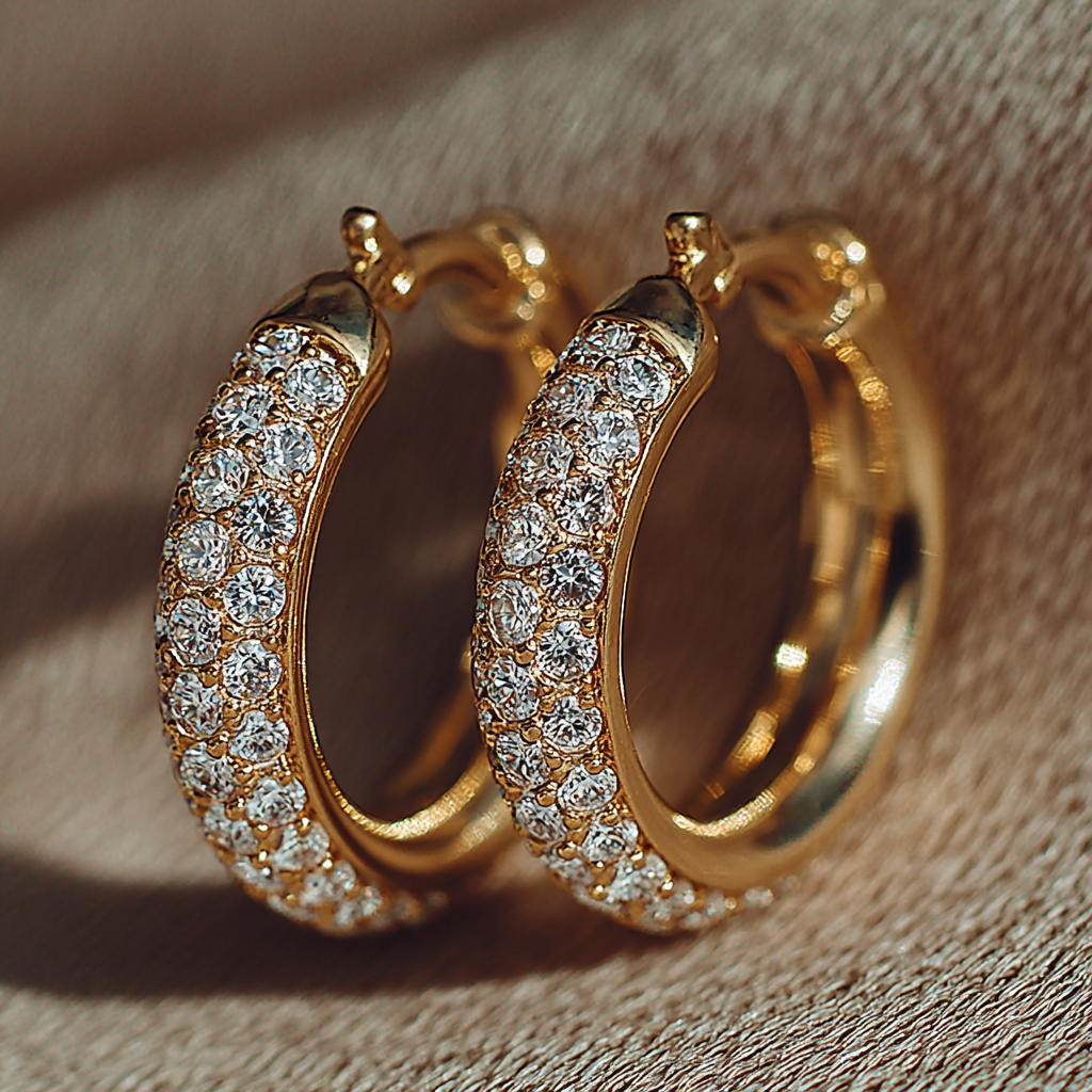 Elevate Your Style with Minimal Gold Hoops | Renude